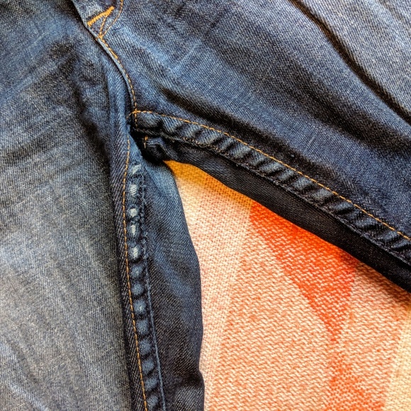 Hudson Low Rise Jeans in Dark Wash - Picture 4 of 5